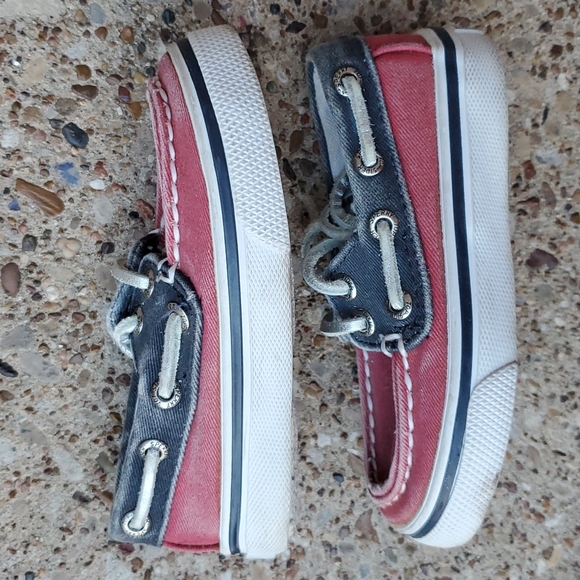 Sperry Shoes Sperry Top Sider Bahama Red Blue Boat Shoes Baby 65